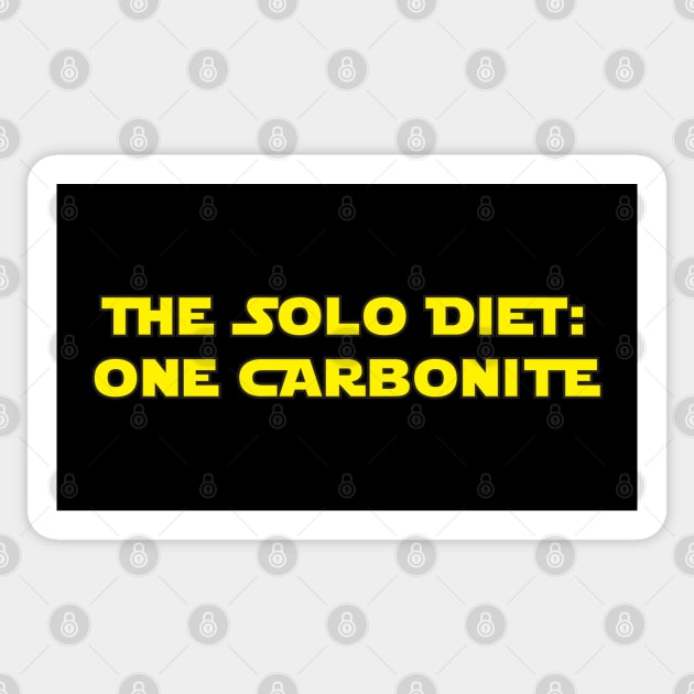 The Solo Diet - 1 Sticker by Brightfeather